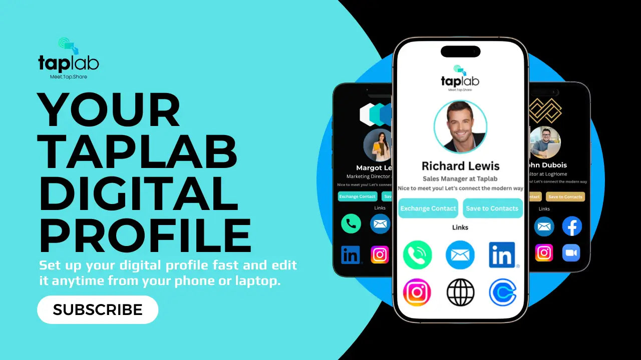 Load video: Step-by-step guide to setting up your digital business profile – add contact info, social links, and customize your NFC card landing page.