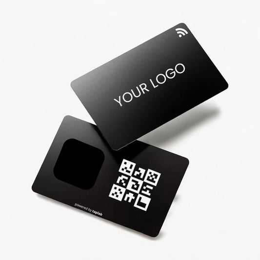 Taplab™ Cartes de Visite Métal NFC Personnalisées Premium
