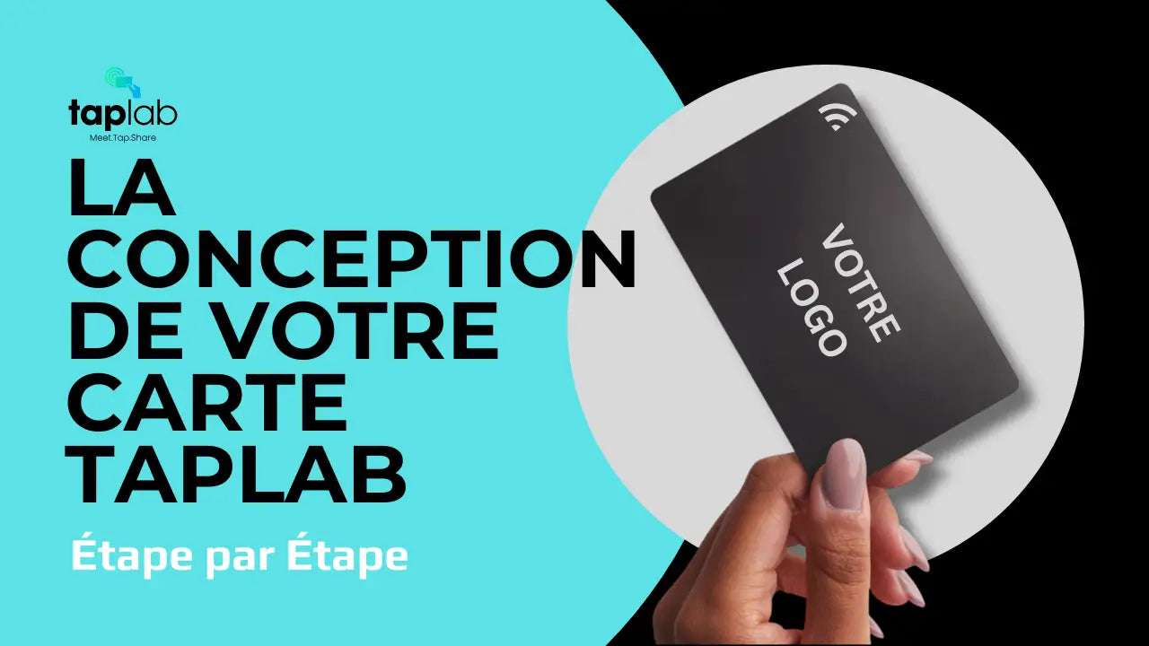 Charger la vidéo : Comment commander et personnaliser votre carte NFC TapLab – vidéo complète du processus de création